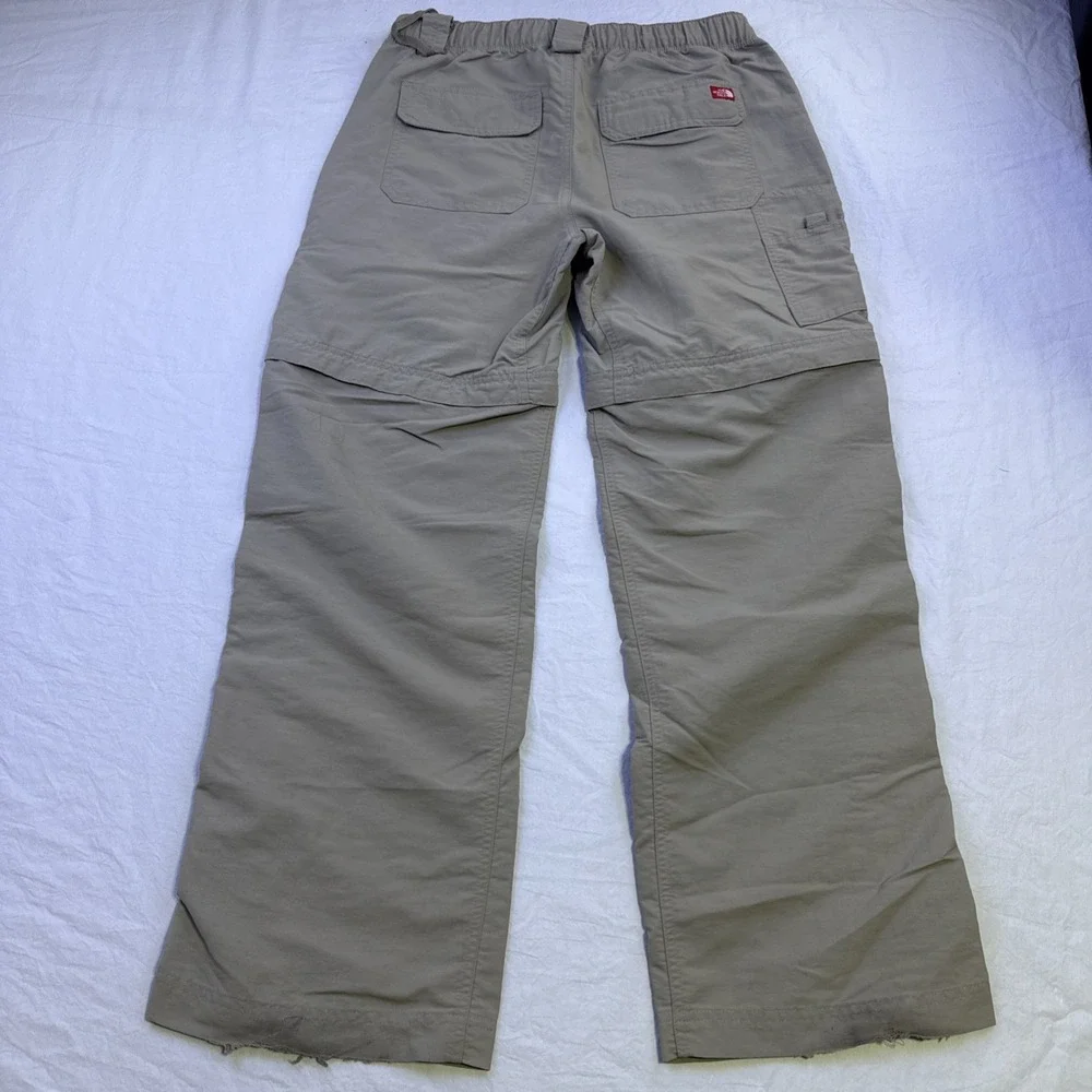The North Face Convertible Cargo Pants Men's S/P Hiking Belted TAN